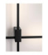 Peak Integrated LED Wall Lamp Sandy Black Triac Dimmable LED 20W 1000lm 2700-3000-4000K CCT-9