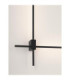 Peak Integrated LED Wall Lamp Sandy Black Triac Dimmable LED 20W 1000lm 2700-3000-4000K CCT-10