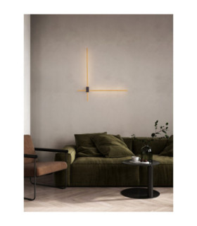 Peak Integrated LED Wall Lamp Brass Gold Triac Dimmable LED 20W 1000lm 2700-3000-4000K CCT-2