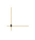 Peak Integrated LED Wall Lamp Brass Gold Triac Dimmable LED 20W 1000lm 2700-3000-4000K CCT-3
