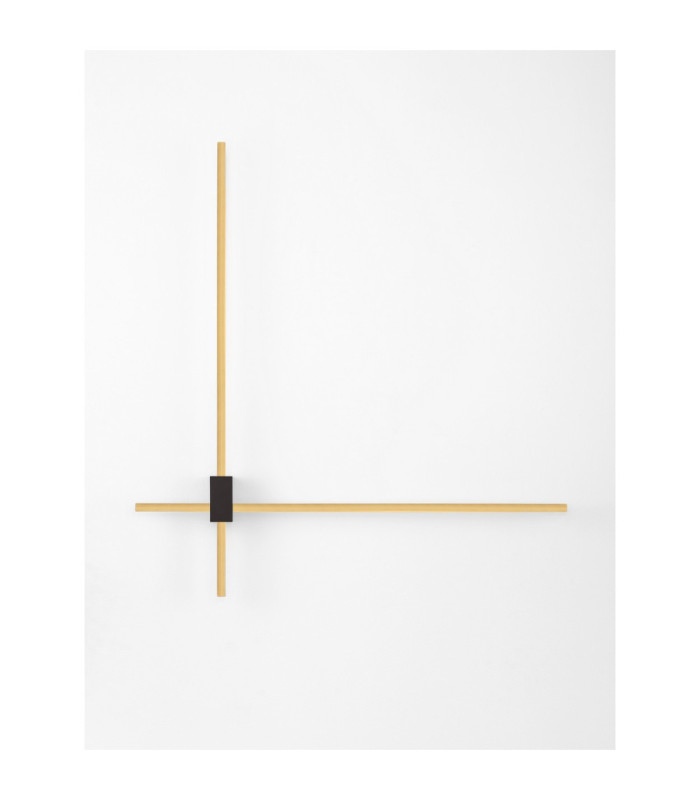 Peak Integrated LED Wall Lamp Brass Gold Triac Dimmable LED 20W 1000lm 2700-3000-4000K CCT-4