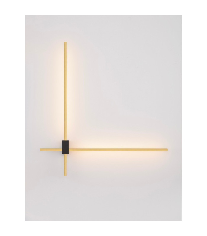 Peak Integrated LED Wall Lamp Brass Gold Triac Dimmable LED 20W 1000lm 2700-3000-4000K CCT-5