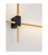 Peak Integrated LED Wall Lamp Brass Gold Triac Dimmable LED 20W 1000lm 2700-3000-4000K CCT-8