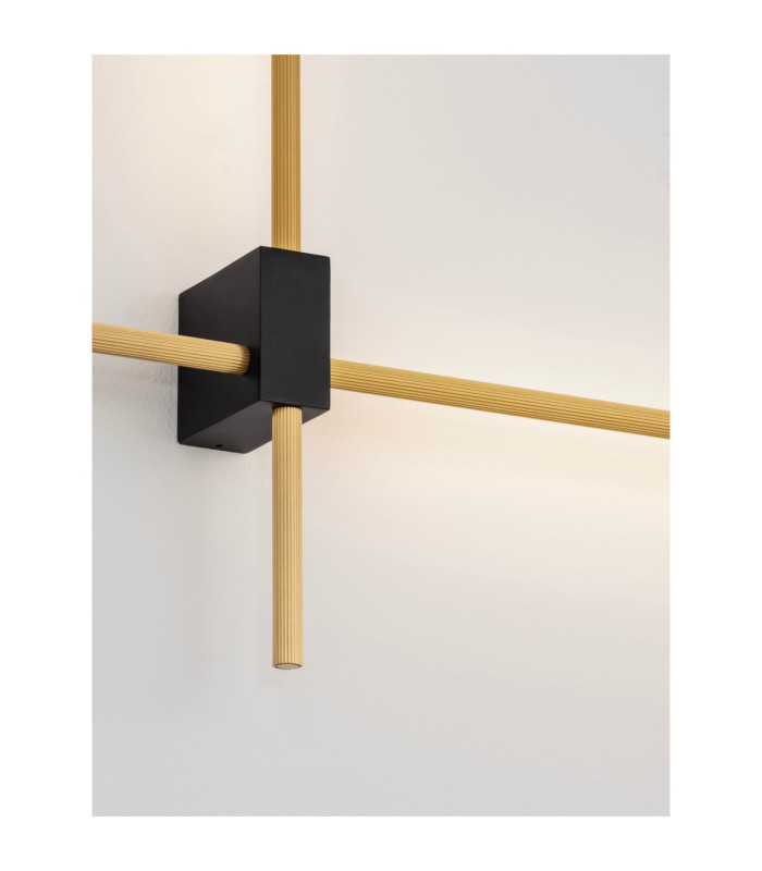 Peak Integrated LED Wall Lamp Brass Gold Triac Dimmable LED 20W 1000lm 2700-3000-4000K CCT-8
