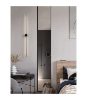 Aden Integrated LED Wall Lamp Sandy Black LED 20W 672lm 3000K-2