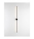 Aden Integrated LED Wall Lamp Sandy Black LED 20W 672lm 3000K-6