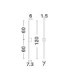Aden Integrated LED Wall Lamp Sandy Black LED 20W 672lm 3000K-7