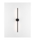 Aden Integrated LED Wall Lamp Sandy Black LED 10W 342lm 3000K-6