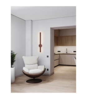 Norei Integrated LED Wall Lamp Dark Brown LED 11W 895lm 2700-3000-4000K CCT-2