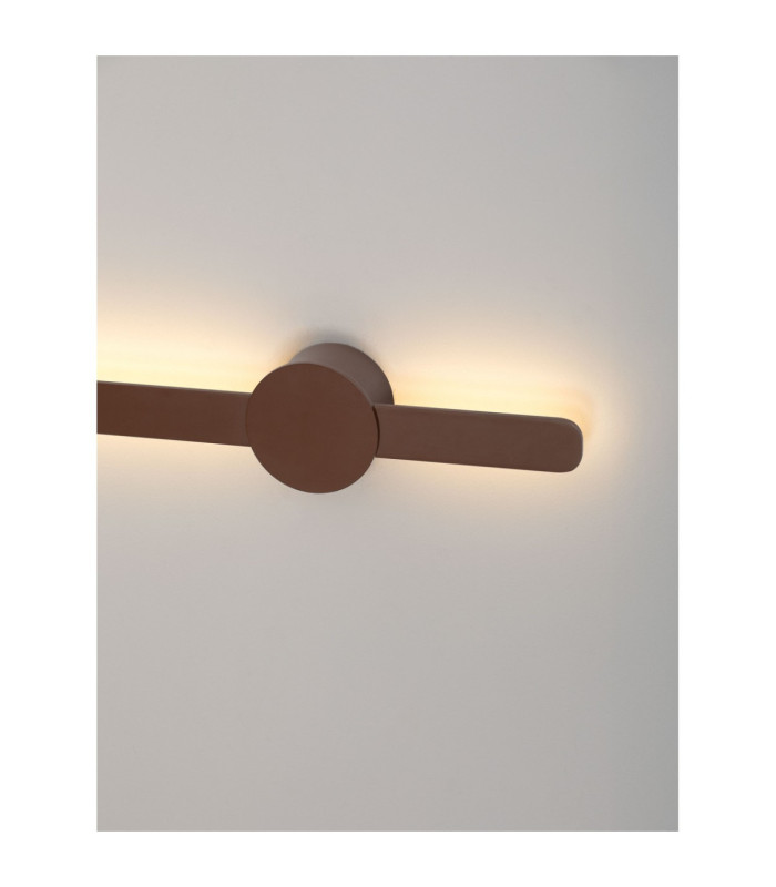 Norei Integrated LED Wall Lamp Dark Brown LED 11W 895lm 2700-3000-4000K CCT-6