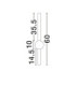 Norei Integrated LED Wall Lamp Dark Brown LED 11W 895lm 2700-3000-4000K CCT-8