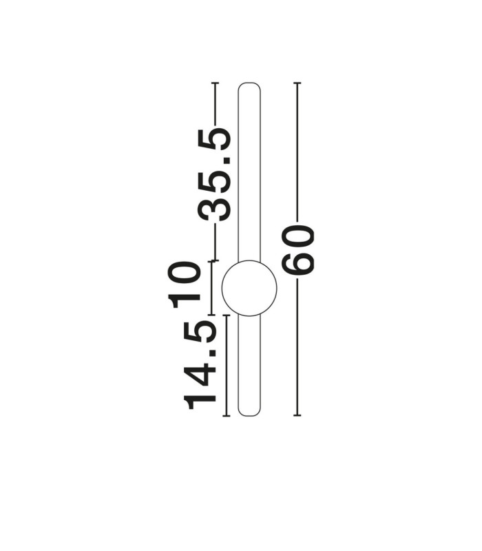 Norei Integrated LED Wall Lamp Dark Brown LED 11W 895lm 2700-3000-4000K CCT-8