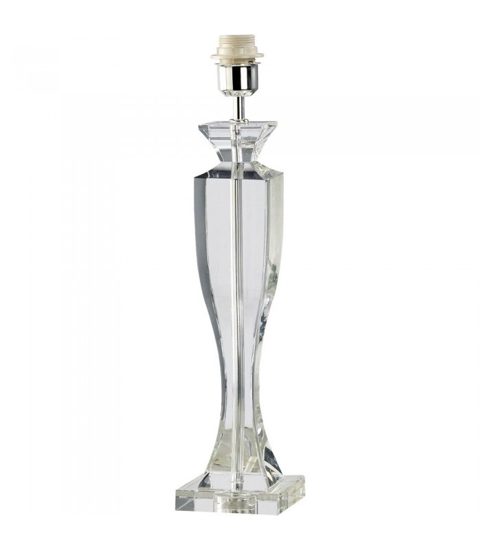 Crystal Table Lamp (SHADE SOLD SEPARATELY) 1 Light Silver - 4