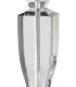 Crystal Table Lamp (SHADE SOLD SEPARATELY) 1 Light Silver - 6