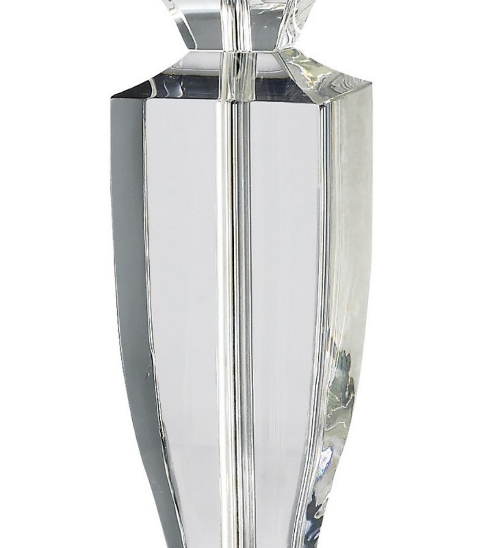 Crystal Table Lamp (SHADE SOLD SEPARATELY) 1 Light Silver - 6
