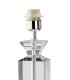 Crystal Table Lamp (SHADE SOLD SEPARATELY) 1 Light Silver - 7