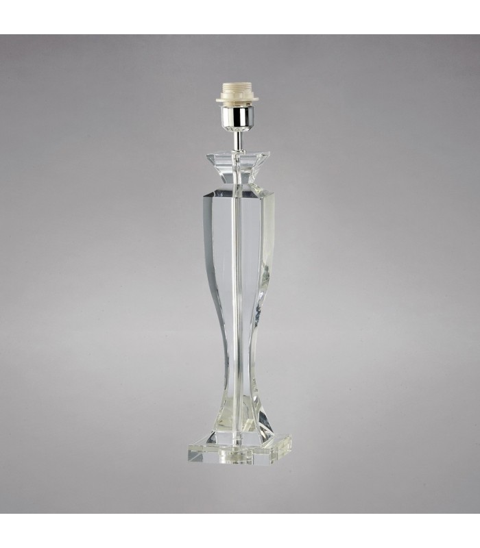 Crystal Table Lamp (SHADE SOLD SEPARATELY) 1 Light Silver - 8