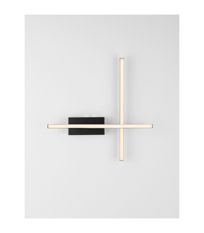Quam Integrated LED Wall Lamp Sandy Black Triac Dimmable LED 14W 622lm 3200K-5