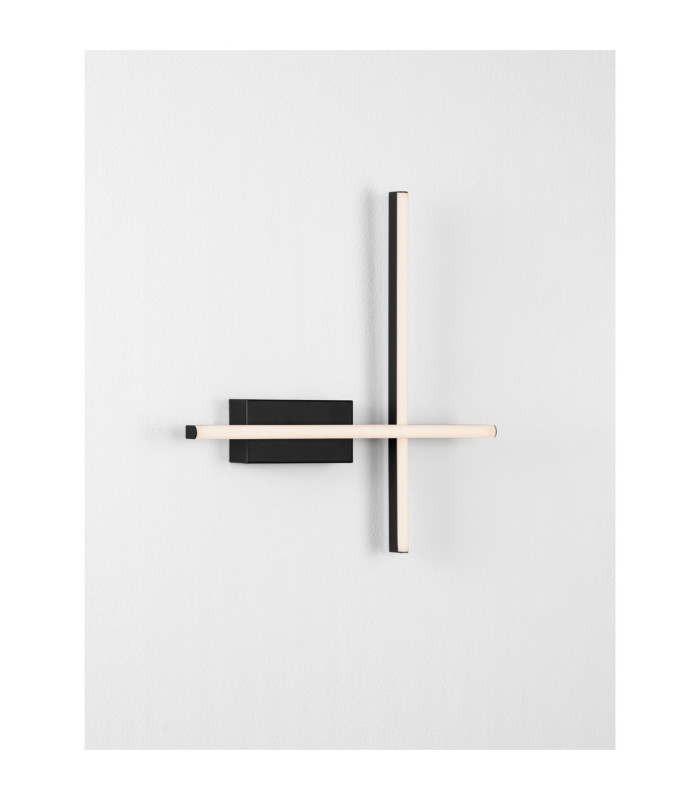 Quam Integrated LED Wall Lamp Sandy Black Triac Dimmable LED 14W 622lm 3200K-7