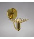 Wall Lamp 1 Light Satin Brass, Crystal - 2