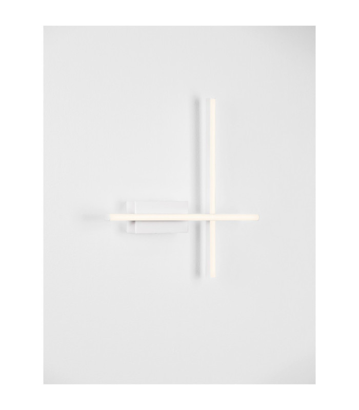 Quam Integrated LED Wall Lamp Sandy White Triac Dimmable LED 14W 652lm 3200K-7