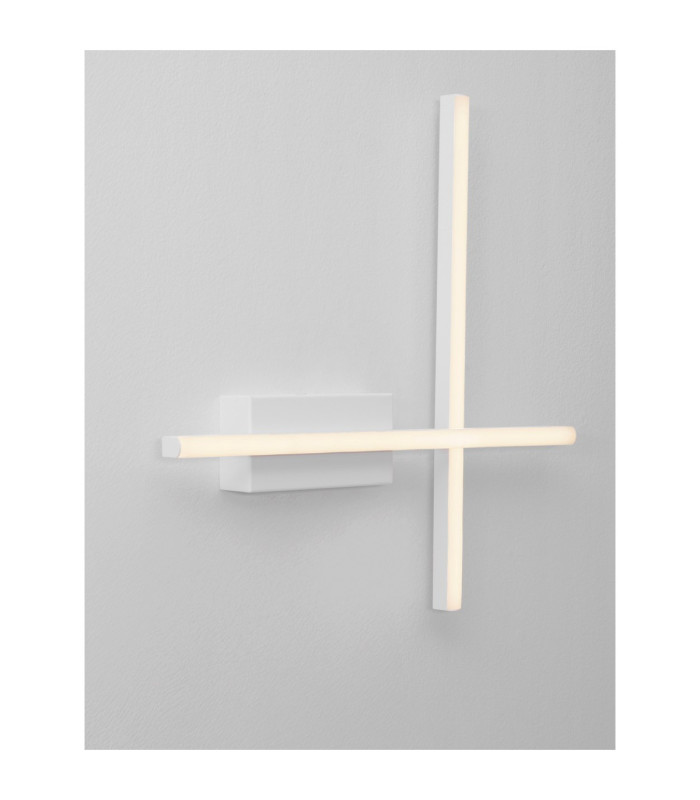 Quam Integrated LED Wall Lamp Sandy White Triac Dimmable LED 14W 652lm 3200K-8