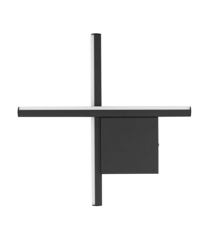 Cross Integrated LED Wall Lamp Sandy Black LED 10W 660lm 2700K-1