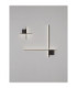 Cross Integrated LED Wall Lamp Sandy Black LED 10W 660lm 2700K-6