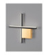 Cross Integrated LED Wall Lamp Sandy Black Brushed Gold LED 10W 660lm 3000K-4