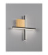 Cross Integrated LED Wall Lamp Sandy Black Brushed Gold LED 10W 660lm 3000K-5