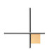 Cross Integrated LED Wall Lamp Sandy Black Brushed Gold Triac Dimmable LED 15W 880lm 3000K-1