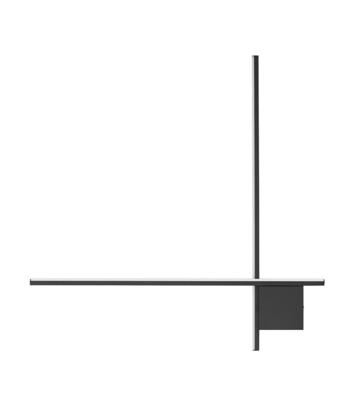 Cross Integrated LED Wall Lamp Sandy Black Triac Dimmable LED 21W 1351lm 2700K-1