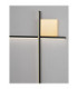 Cross Integrated LED Wall Lamp Sandy Black Brushed Gold Triac Dimmable LED 2W 1351lm 3000K-6