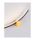 Kima I Integrated LED Wall Lamp Sandy Black Gold LED 14W 880lm 3000K-6