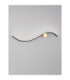 Kima II Integrated LED Wall Lamp Sandy Black Gold LED 14W 880lm 3000K-3