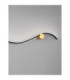 Kima II Integrated LED Wall Lamp Sandy Black Gold LED 14W 880lm 3000K-6