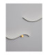 Kima II Integrated LED Wall Lamp Sandy Black Gold LED 14W 880lm 3000K-8