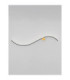 Kima Integrated LED Wall Lamp Sandy Black Gold LED 20W 1452lm 3000K-3