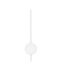 Clock Integrated LED Wall Lamp Sandy White LED 18W 1260lm 3000K-1
