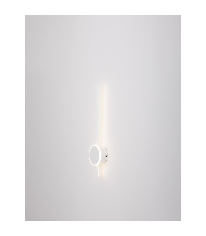 Clock Integrated LED Wall Lamp Sandy White LED 18W 1260lm 3000K-3