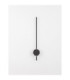 Clock Integrated LED Wall Lamp Sandy Black LED 22W 1560lm 3000K-3