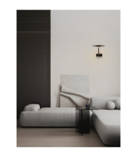 Tovi Integrated LED Wall Lamp Matt Black LED 6W 320lm 3000K-2