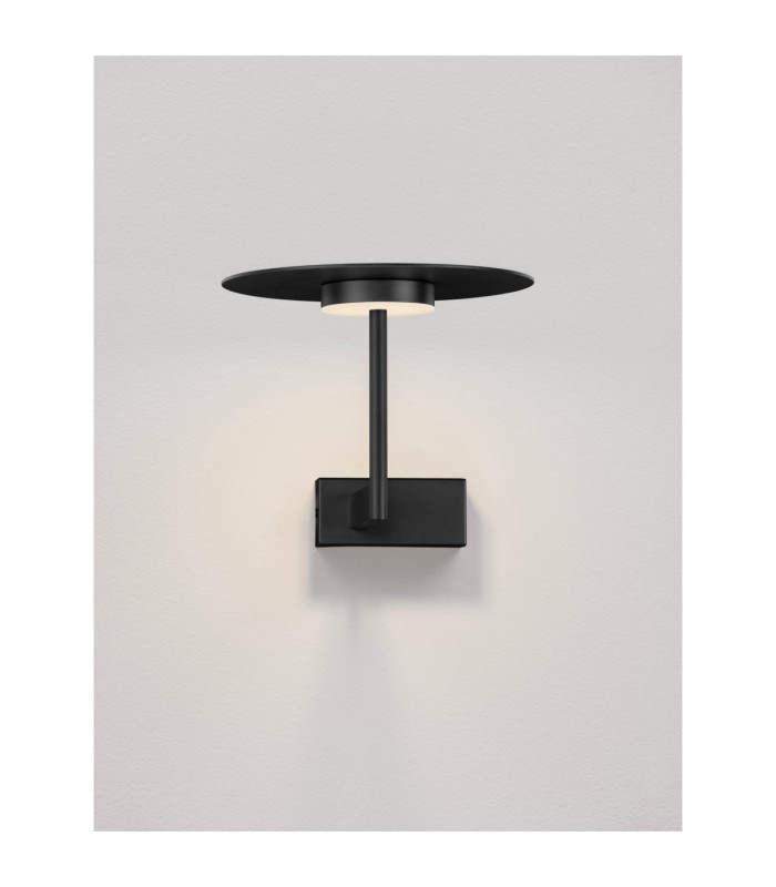 Tovi Integrated LED Wall Lamp Matt Black LED 6W 320lm 3000K-5
