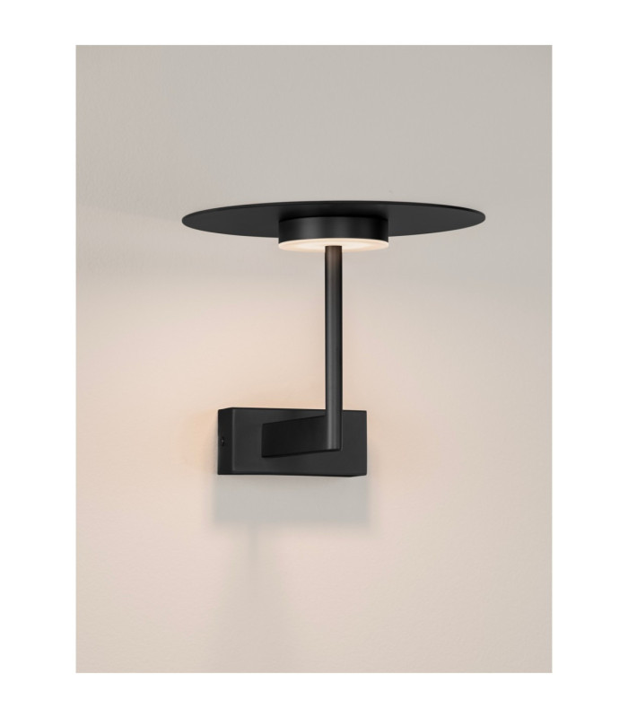 Tovi Integrated LED Wall Lamp Matt Black LED 6W 320lm 3000K-7