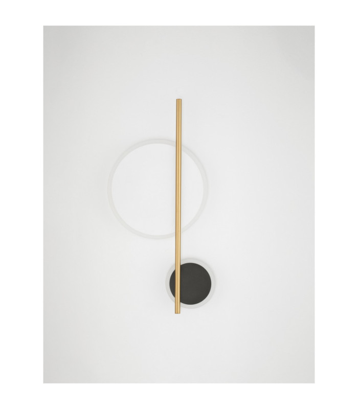 Ottilie Integrated LED Wall Lamp Sandy White Sandy Black Satin Gold Triac Dimmable LED 12W 720lm 2700-3000-4000K CCT-3