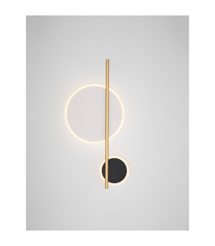 Ottilie Integrated LED Wall Lamp Sandy White Sandy Black Satin Gold Triac Dimmable LED 12W 720lm 2700-3000-4000K CCT-4
