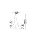 Minim Wall Lamp Sandy White Opal LED G9 1x5W-6