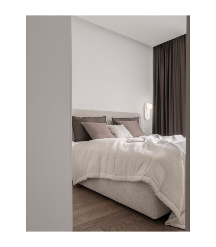 Blob Reading Wall Light Sandy White Opal LED G9 1x5W-2