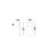 Blob Reading Wall Light Sandy White Opal LED G9 1x5W-7