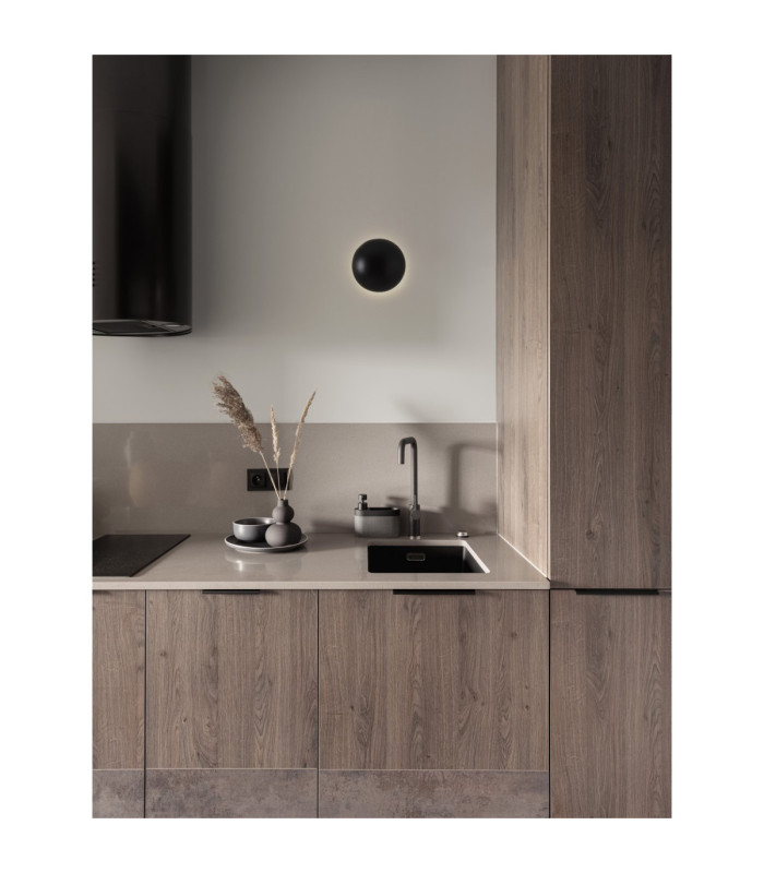 Iona Integrated LED Wall Lamp Sandy Black LED 3W 119lm 3000K-2